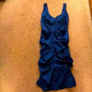 Royal blue mermaid style dress